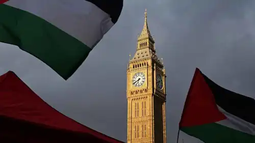 علم فلسطين في بريطانيا