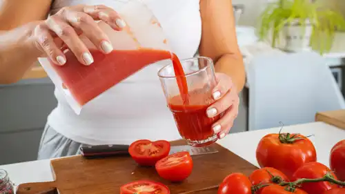 عصير الطماطم