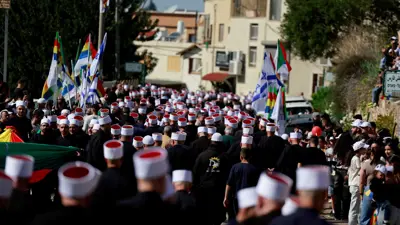 وفد من دروز سوريا في زيارة سابقة لإسرائيل