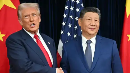 لقاء سابق بين ترامب وشي جين بينغ