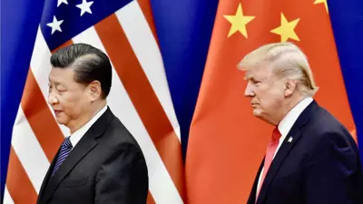 الرئيس الصيني والرئيس الأمريكي