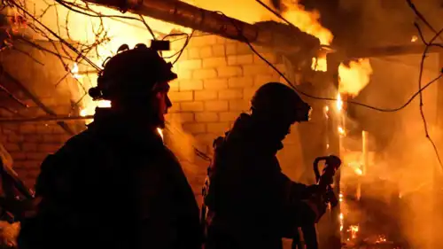 من موقع غارة روسية على خيرسون