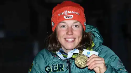 لاورا دالمير البطلة الأولمبية في رياضة الثنائي