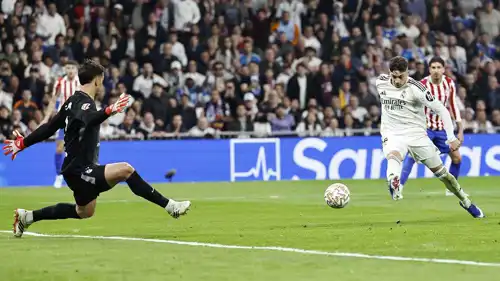 من مباراة ريال مدريد وأتلتيكو