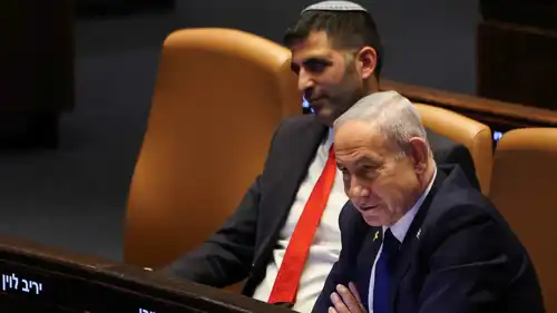 رئيس الوزراء الإسرائيلي بنيامين نتنياهو خلال جلسة للكنيست