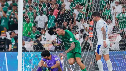 ديميرال بعد هدف الأهلي الثالث في شباك الهلال
