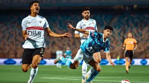 حسام عبد المجيد في مباراة سابقة بين الزمالك وبيراميدز