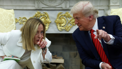 جورجيا ميلوني ودونالد ترامب