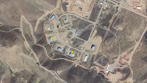 محيط مجمع بارشين العسكري في إيران