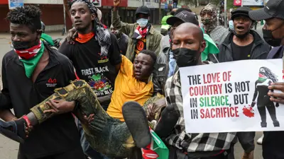 جانب من احتجاجات كينيا