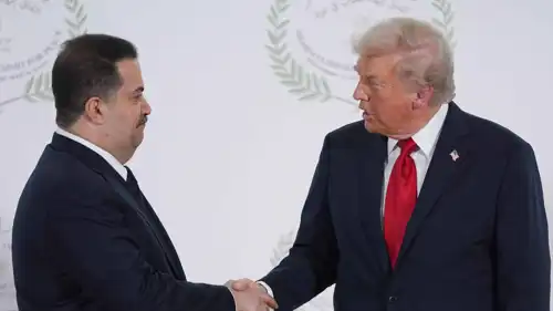 دونالد ترامب ومحمد شياع السوداني