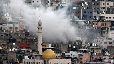 مداهمة الجيش الإسرائيلي لمخيم قرب طولكرم 