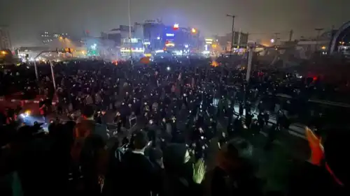 من الاحتجاجات في إيران