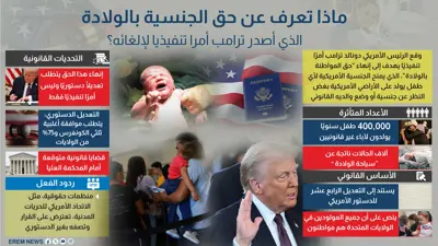 ماذا تعرف عن حق الجنسية بالولادة الذي أصدر  ترامب أمرا تنفيذيا لإلغائه؟