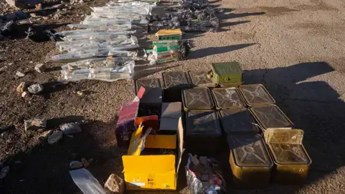 أسلحة صادرها الجيش الإسرائيلي