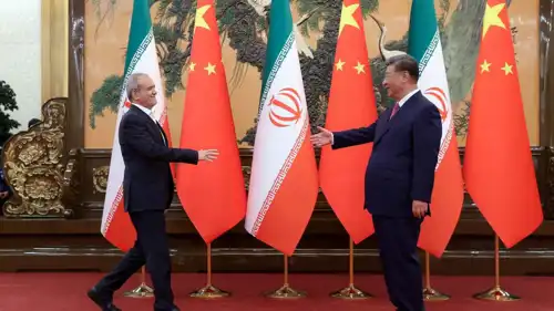 الرئيس الإيراني والرئيس الصيني