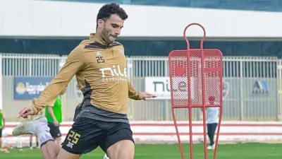 أحمد سيد زيزو في تدريبات الزمالك