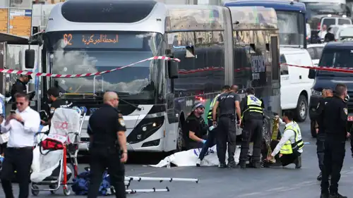 من موقع العملية في القدس الشرقية