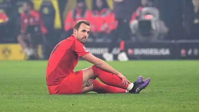 هاري كين سقط مصابا في مواجهة دورتموند