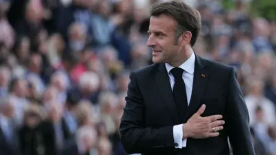  الرئيس الفرنسي إيمانويل ماكرون