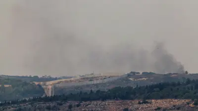 آثار القصف الإسرائيلي في الجانب اللبناني