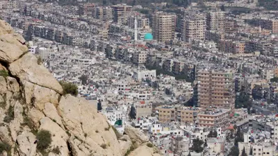 مشهد عام من مدينة دمشق