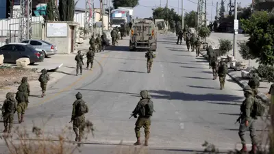 قوات إسرائيلية في الضفة الغربية
