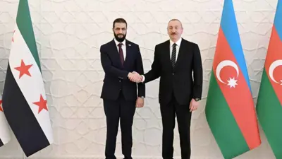 علييف مستقبلًا الشرع