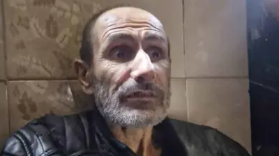 الشخص المفرج عنه من سجن صيدنايا