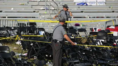 الشرطة الفيدرالية تطوق مكان الحادثة