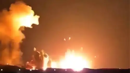 جانب من الغارات على أصفهان