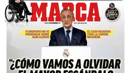 غلاف صحيفة ماركا الصادر يوم الثلاثاء