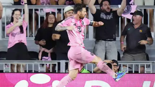 احتفال ليونيل ميسي