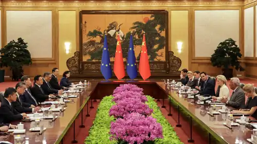 قمة الاتحاد الأوروبي والصين في بكين