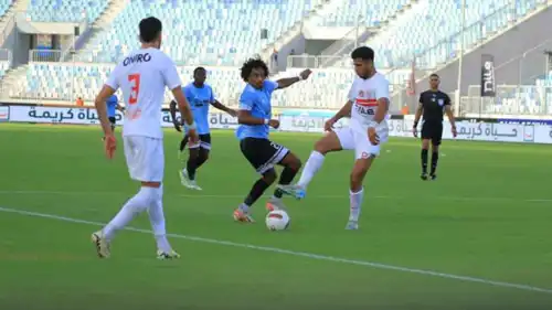 مباراة الزمالك وغزل المحلة