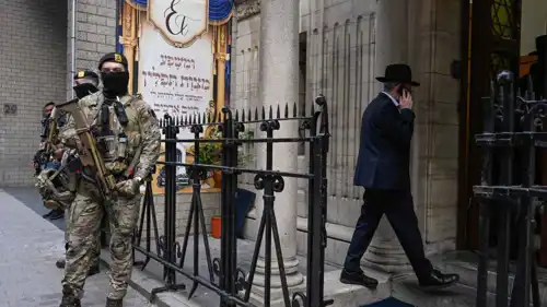 كنيس يهودي جرى استهدافه في بلجيكا