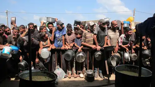 معاناة الحصول على الغذاء في غزة