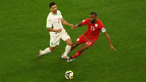 مباراة المغرب ضد عمان في كأس العرب