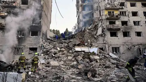 ضربات روسية على كييف