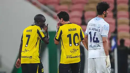 حسام عوار وكانتي نجمي الاتحاد أمام الأخدود