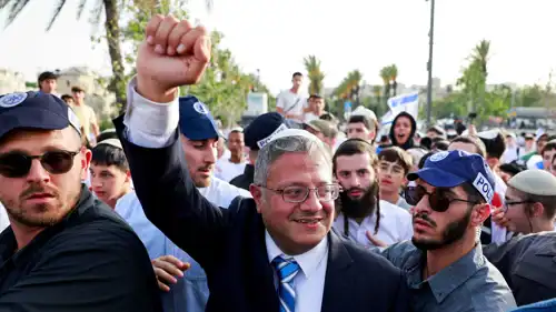  بن غفير يسير إلى البلدة القديمة في القدس