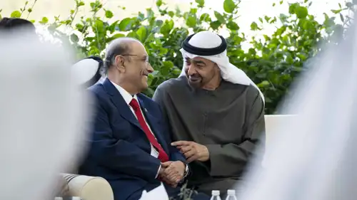 الشيخ محمد بن زايد ورئيس جمهورية باكستان