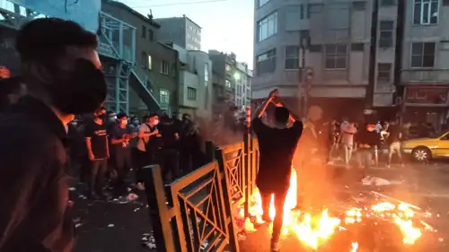 من الاحتجاجات في إيران