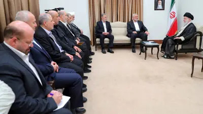 قادة "فصائل" يلتقون خامنئي