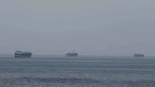 سفن في مضيق هرمز