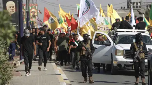 عناصر من ميليشيا الحشد الشعبي العراقية