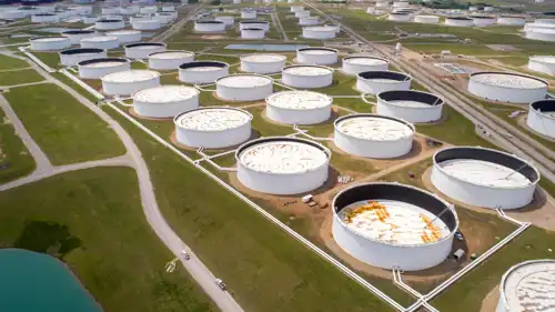  خزانات النفط الخام في أوكلاهوما