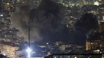 غارة إسرائيلية على الضاحية الجنوبية لبيروت