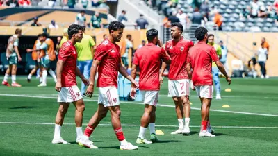 تدريبات فريق الأهلي المصري