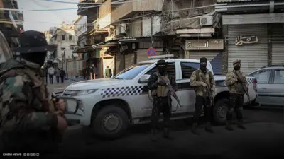 قوة أمنية تابعة لإدارة العمليات العسكرية